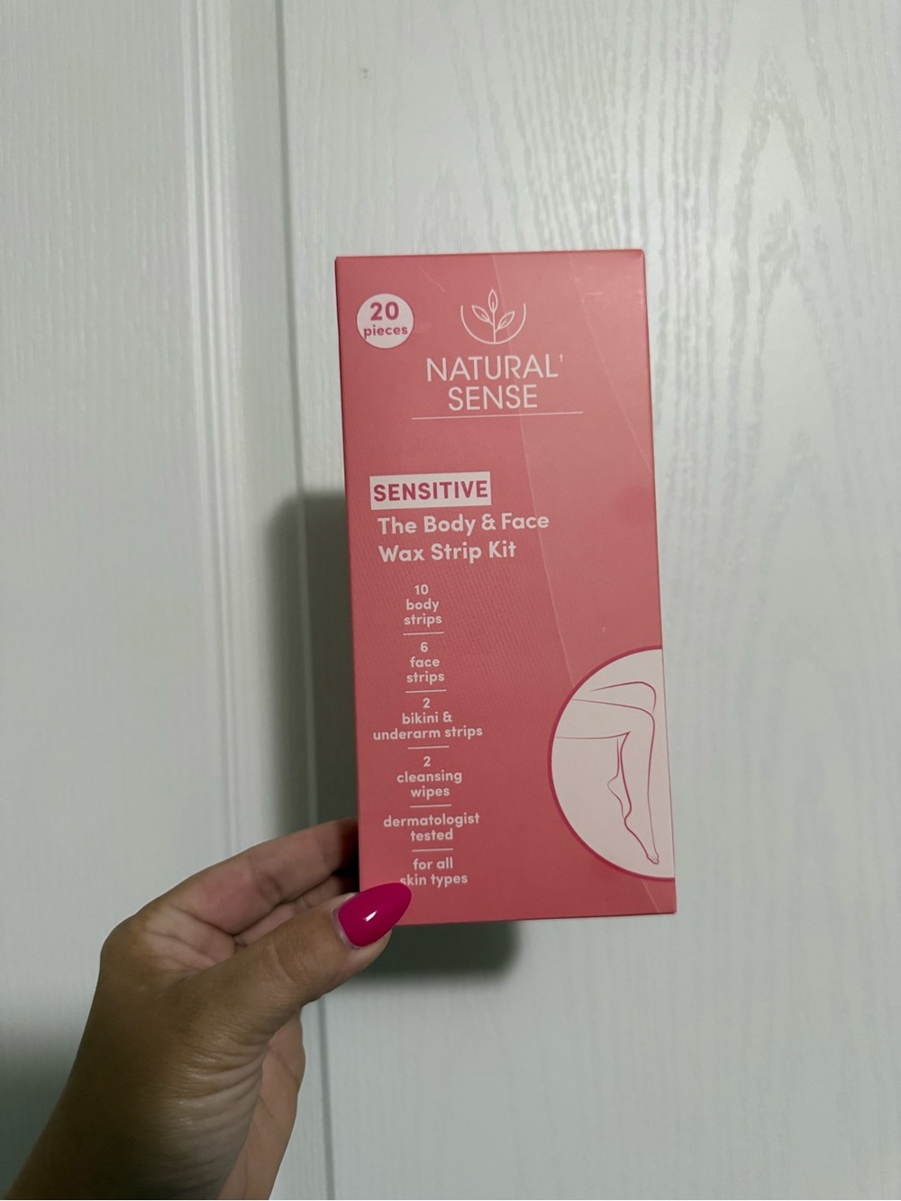 20 Pieces Sensitive Body Wax Strip Kit – Pink - Picture 3 of 5